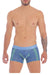 Male underwear model wearing Mundo Unico Albar Trunks available at MensUnderwear.io