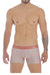 Male underwear model wearing Mundo Unico Mercurio Trunks available at MensUnderwear.io