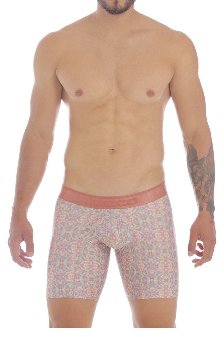 Male underwear model wearing Mundo Unico Mercurio Boxer Briefs available at MensUnderwear.io
