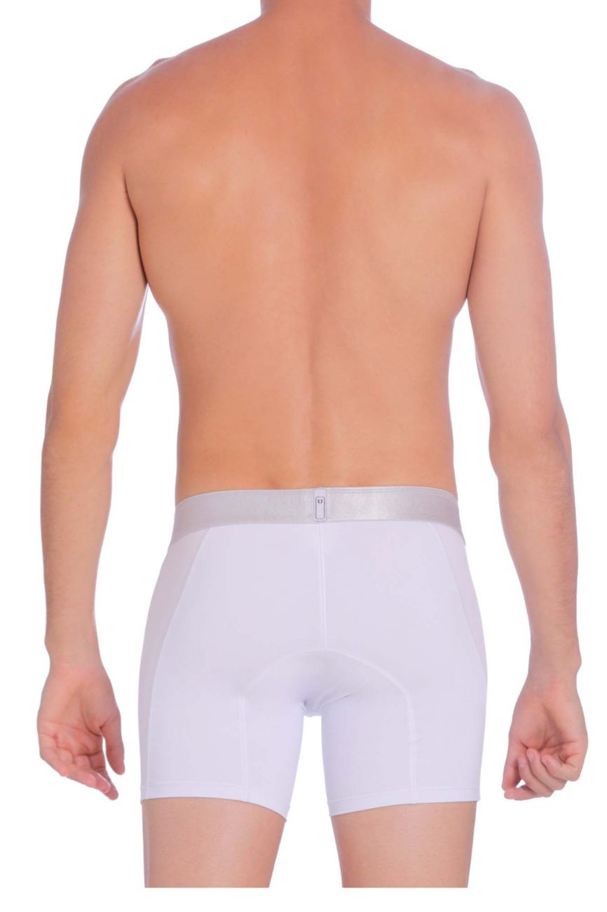 Male underwear model wearing Mundo Unico Mixture Boxer Briefs available at MensUnderwear.io