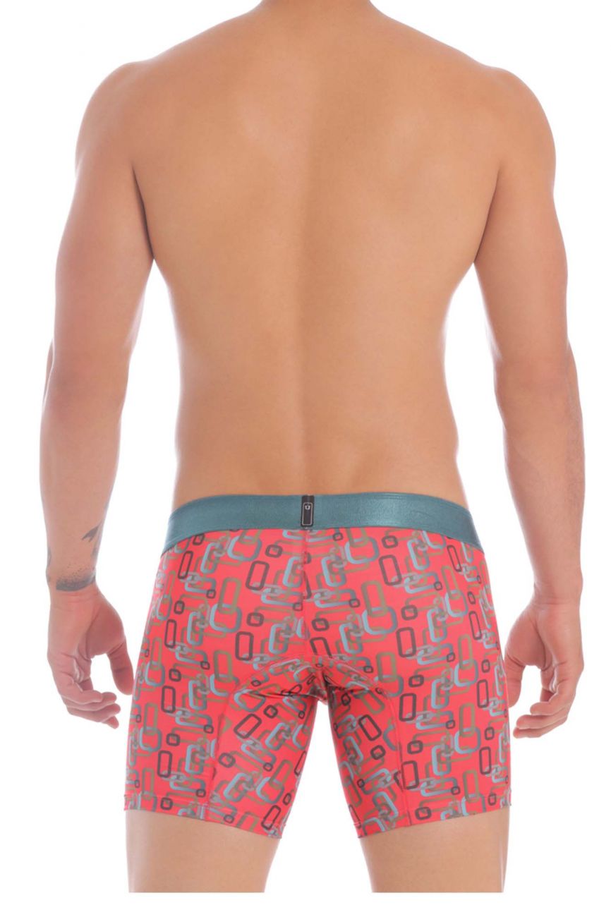 Male underwear model wearing Mundo Unico Scheme Boxer Briefs available at MensUnderwear.io