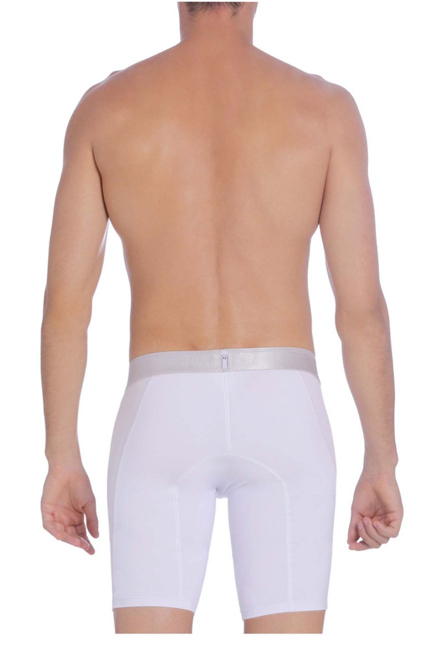 Male underwear model wearing Mundo Unico Mixture Long Boxer Briefs available at MensUnderwear.io