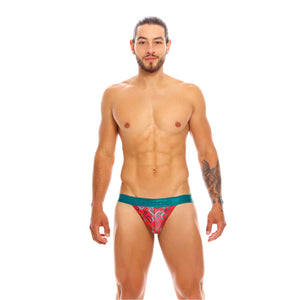 Male underwear model wearing Mundo Unico Scheme Jockstrap available at MensUnderwear.io