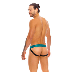 Male underwear model wearing Mundo Unico Scheme Jockstrap available at MensUnderwear.io