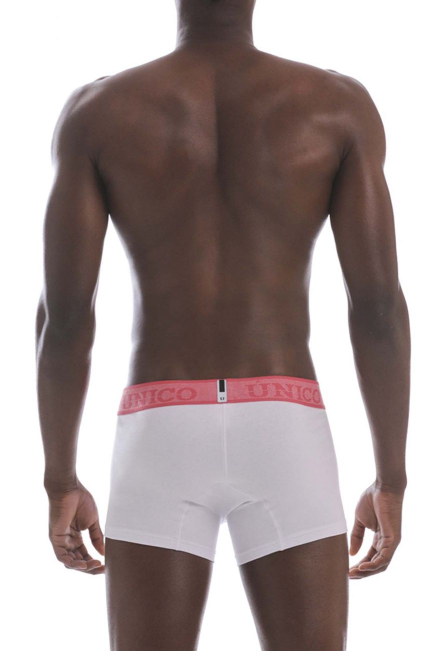 Male underwear model wearing Mundo Unico Illusion Trunks available at MensUnderwear.io