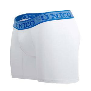Male underwear model wearing Mundo Unico Enchanted Boxer Briefs available at MensUnderwear.io