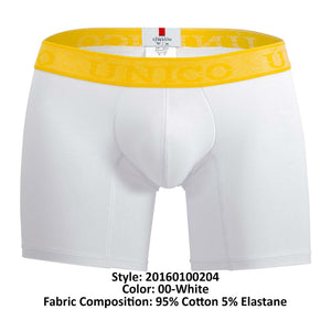 Male underwear model wearing Mundo Unico Joyful Boxer Briefs available at MensUnderwear.io