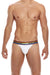 Male underwear model wearing Mundo Unico Love Wins Jockstrap available at MensUnderwear.io