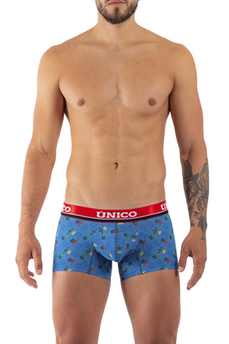 Mundo Unico Underwear Marine Trutles Trunks available at www.MensUnderwear.io - 2