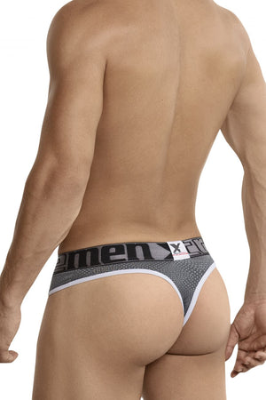 Xtremen Underwear Jacquard Stripe Male Thongs