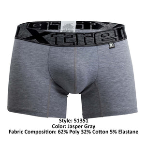 Men's boxer briefs - Xtremen Underwear 51351 Poly-Cotton Boxer available at MensUnderwear.io - Image 8
