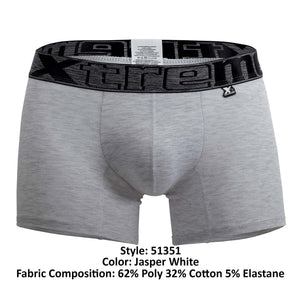 Men's boxer briefs - Xtremen Underwear 51351 Poly-Cotton Boxer available at MensUnderwear.io - Image 17
