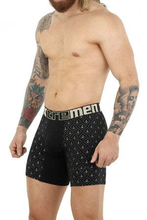 Men's boxer briefs - Xtremen Underwear 51461 Cotton Boxer Briefs available at MensUnderwear.io - Image 4