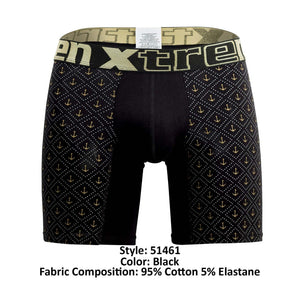Men's boxer briefs - Xtremen Underwear 51461 Cotton Boxer Briefs available at MensUnderwear.io - Image 9