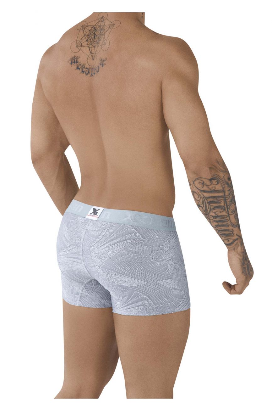 Xtremen Underwear Microfiber Jacquard Trunks available at www.MensUnderwear.io - 1