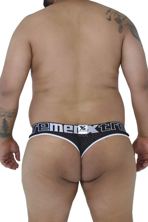 Men's thongs - Xtremen 91036X Mesh Male Thongs - Plus Size available at MensUnderwear.io - Image 16