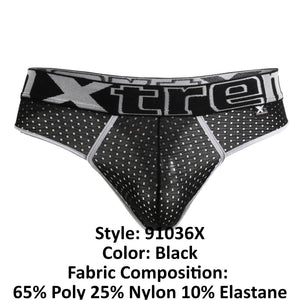 Men's thongs - Xtremen 91036X Mesh Male Thongs - Plus Size available at MensUnderwear.io - Image 21