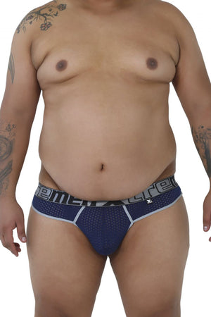 Men's thongs - Xtremen 91036X Mesh Male Thongs - Plus Size available at MensUnderwear.io - Image 22