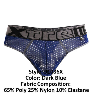 Men's thongs - Xtremen 91036X Mesh Male Thongs - Plus Size available at MensUnderwear.io - Image 28