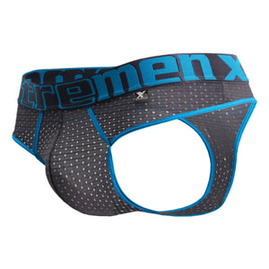 Men's thongs - Xtremen 91036X Mesh Male Thongs - Plus Size available at MensUnderwear.io - Image 5