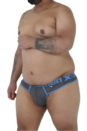 Men's thongs - Xtremen 91036X Mesh Male Thongs - Plus Size available at MensUnderwear.io - Image 3
