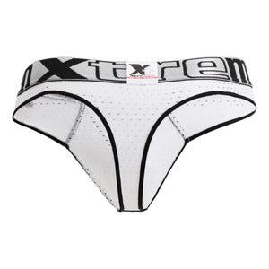 Men's thongs - Xtremen 91036X Mesh Male Thongs - Plus Size available at MensUnderwear.io - Image 13