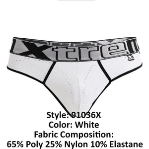 Men's thongs - Xtremen 91036X Mesh Male Thongs - Plus Size available at MensUnderwear.io - Image 14