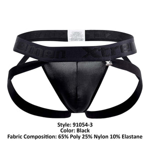 Jockstrap underwear - Xtremen Underwear 91054-3 Double Strap Jockstrap available at MensUnderwear.io - Image 27