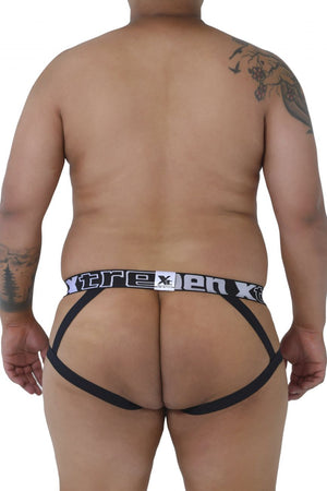 Jockstrap underwear - Xtremen 91054X Double Strap Jockstrap - Plus Size available at MensUnderwear.io - Image 13