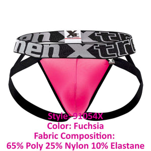 Jockstrap underwear - Xtremen 91054X Double Strap Jockstrap - Plus Size available at MensUnderwear.io - Image 18