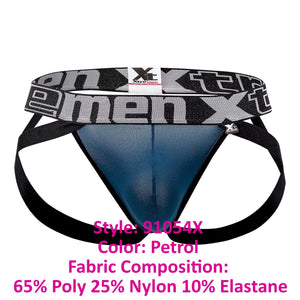 Jockstrap underwear - Xtremen 91054X Double Strap Jockstrap - Plus Size available at MensUnderwear.io - Image 9