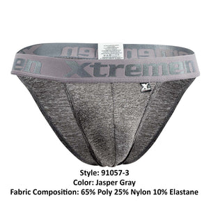 Men's bikini underwear - Xtremen Underwear 91057-3 3PK Big Pouch Men's Bikini available at MensUnderwear.io - Image 7