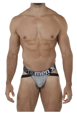 Xtremen Underwear Microfiber Jacquard Jockstrap available at www.MensUnderwear.io - 13