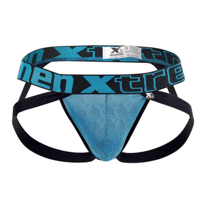 Xtremen Underwear Microfiber Jacquard Jockstrap available at www.MensUnderwear.io - 4