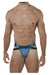 Xtremen Underwear Microfiber Jacquard Jockstrap available at www.MensUnderwear.io - 1
