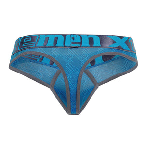 Xtremen Underwear Microfiber Jacquard Men's Thongs available at www.MensUnderwear.io - 18