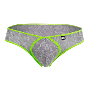 Xtremen Underwear Microfiber Jacquard Men's Thongs available at www.MensUnderwear.io - 4