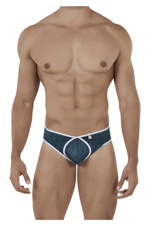 Xtremen Underwear Microfiber Jacquard Men's Thongs available at www.MensUnderwear.io - 7