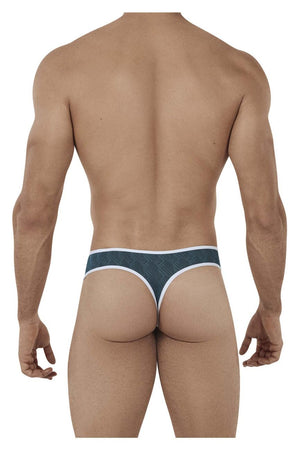 Xtremen Underwear Microfiber Jacquard Men's Thongs available at www.MensUnderwear.io - 8