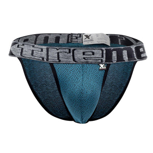 Xtremen Underwear Microfiber Jacquard Men's Bikini available at www.MensUnderwear.io - 16