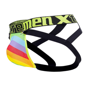 Xtremen Underwear Microfiber Pride Jockstrap available at www.MensUnderwear.io - 17