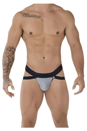Xtremen Underwear Microfiber Jacquard Jockstrap available at www.MensUnderwear.io - 7