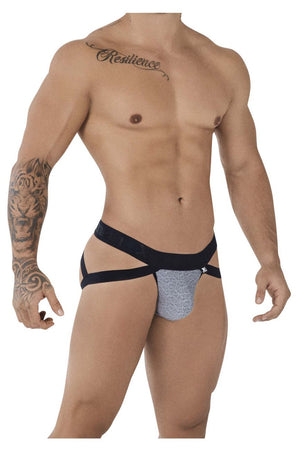 Xtremen Underwear Microfiber Jacquard Jockstrap available at www.MensUnderwear.io - 9