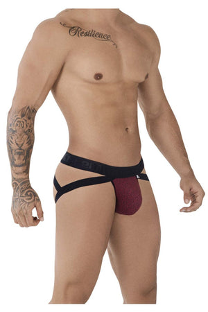 Xtremen Underwear Microfiber Jacquard Jockstrap available at www.MensUnderwear.io - 3