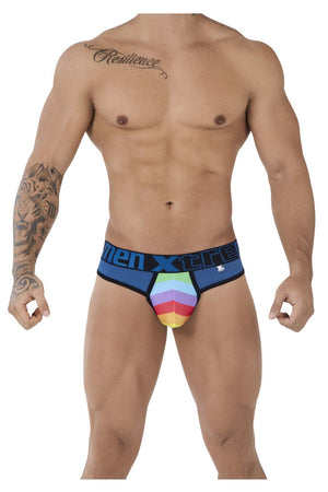 Xtremen Underwear Microfiber Pride Men's Thongs available at www.MensUnderwear.io - 13