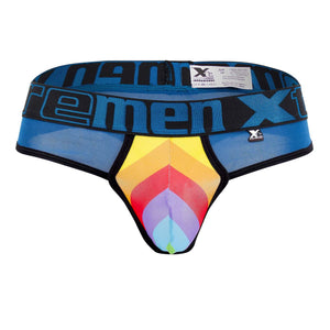 Xtremen Underwear Microfiber Pride Men's Thongs available at www.MensUnderwear.io - 16