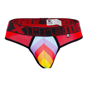Xtremen Underwear Microfiber Pride Men's Thongs available at www.MensUnderwear.io - 10