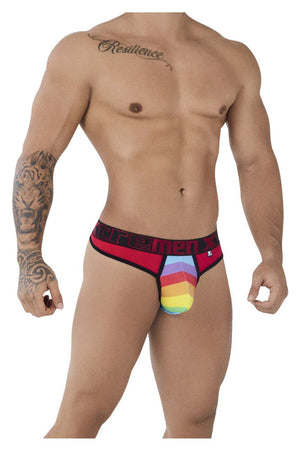 Xtremen Underwear Microfiber Pride Men's Thongs available at www.MensUnderwear.io - 9