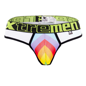 Xtremen Underwear Microfiber Pride Men's Thongs available at www.MensUnderwear.io - 4