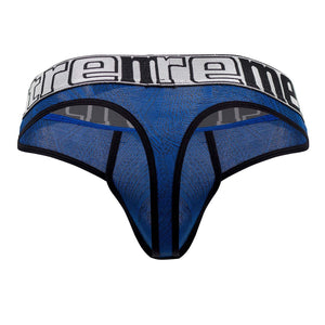 Xtremen Underwear Microfiber Jacquard Men's Thongs available at www.MensUnderwear.io - 12